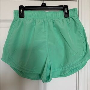 Nike Green Dri Fit Shorts Lightweight Elastic Waist